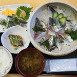 野口鮮魚店 - 2012.10 特上新さんま丼＆にぎり定食（850円）