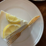 純喫茶 途上園 - レモンチーズケーキ