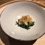 温石 - 駿河 伊勢海老と天然クレソン 伊勢海老味噌ソース
      →まずは元気な生きた伊勢海老から♫