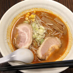 旭川らーめん かじべえ - 料理写真:味噌ラーメン　ちょい辛プラス
