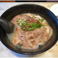 イベリコ・バル 門仲 - 特製イベリコラーメン塩チャーシュー 1200円