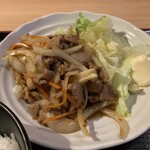 Koshitsu Izakaya Shuzou Toki - 生姜焼き定食です。（2021年4月）