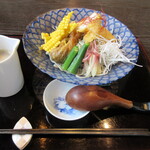 心蕎人さくら - 冷やし胡麻くるみ蕎麦　1.500円