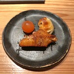 とり茶太郎 - 燻製盛り合わせ（比内地鶏のきんかん + チーズ + 手羽中）
