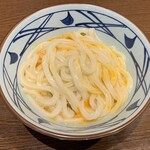 丸亀製麺 - 釜玉うどん 並、390円