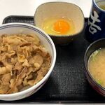 吉野家 - 朝牛セット（生玉子）