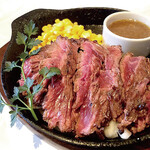 Beef skirt steak with pepper Steak 200g