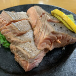 おはよう堂 - 炙り鮭刺身定食