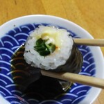 玄海鮨 - ネギ巻 食べます