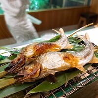 赤坂 菊乃井 - ⚫焼物「鮎塩焼き　蓼酢」