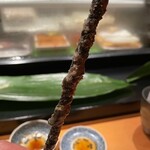 鮨もてなし屋　いけのべ - ヒラメの皮焼き