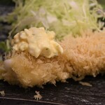 とん唐てん - 特大海老フライ　一本揚げ