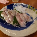 あずまし亭 - お刺身３点盛り2021.05.31