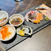 小野の離れ 博多本店 - 選べるランチ　刺身盛り　12点