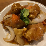 天天菜館 - 料理写真:酢豚定食の酢豚