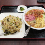 Taiwan Ryouri Koufuku Jun - 冷麺セット（台湾冷麺、高菜チャーハン）880円
