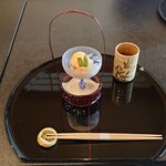 天近別館 ちかざわ - 先付　イチジクの胡麻クリーム添え