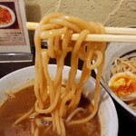 づゅる麺 池田 - 麺はこんなかんじ。