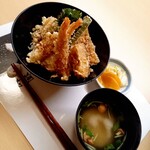 天麩羅 やぎ - 天丼 1650円