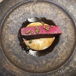 馳走2924 - 榊山牛(広島のブランド牛)と栗男爵芋のペースト