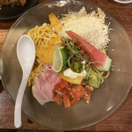 海老丸らーめん - 【限定】冷やしメキシカンまぜそば