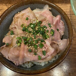 海老丸らーめん - 炙りチャーシュー丼召喚！