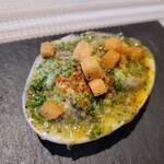 SUGALABO - 大原漁港の蛤 海藻バター 酢橘