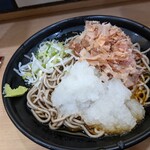 駅そば そば処中山道 - 私が頼んだ、冷やしおろし蕎麦(税込400円)