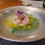 SUGALABO - 北海道 噴火湾 帆立　クレソン　大麦