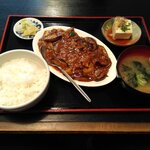 いなば食堂 - 麻婆ナス定食