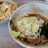 甲斐そば - 料理写真:牛とじ丼セット・冷やしたぬき（540円）