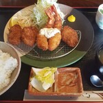 とんかつ茂兵エ - ◇盛り合わせ定食