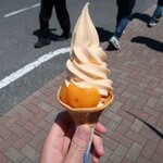 Tomiura Mato - ・「びわソフトクリーム+ちらしびわトッピング(¥350→¥300)」