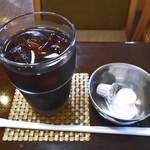 Kohi Kurabu Kamedaten - 「モーニングサービス」のアイスコーヒー