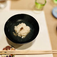 うを徳 - 鱧の潮仕立て　出汁と梅肉と青ゆず