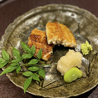 馳走 啐啄一十  - 炭火焼き海鰻(福岡県有明海産、5日寝かせ)、石川小芋