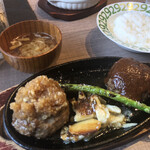 ステーキ&ハンバーグそして勝揚げ 肉山 - 