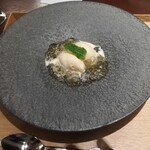 馳走2924 - バニラアイスと白ワインジュレ