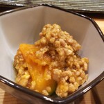 焼き鳥 ばかちん - かぼちゃそぼろ