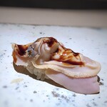 菊鮨 - 煮蛤(九十九里）・・肉厚で美味しい。