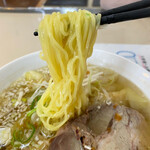 網走ラーメン　西多賀 - 塩えびワンタン麺