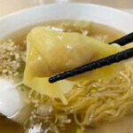 網走ラーメン　西多賀 - 塩えびワンタン麺