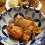 立呑み晩杯屋  - 平貝のひもと肝