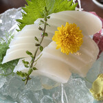 一山いけす - イカ刺し