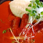 金カレー - ソーセージアップ