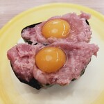 すし江戸 - うずら鉄火