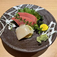 新宿 鮨 ふくじゅ - ランチ上おまかせコース
                刺身2点