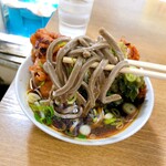 一由そば - この太さ！