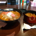 おたる蔵屋 長崎屋小樽店 - えび味噌ラーメン　の　南樽セット