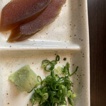 うな一 - 薬味とお漬物 